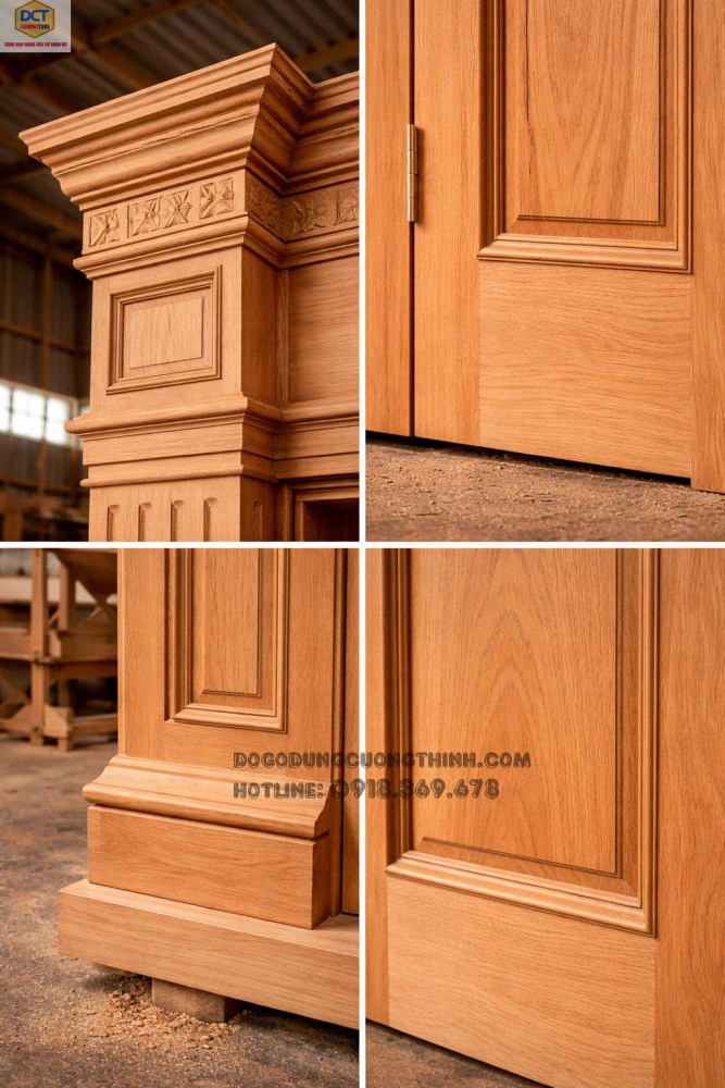 Chi tiết bộ cửa tân cổ điển